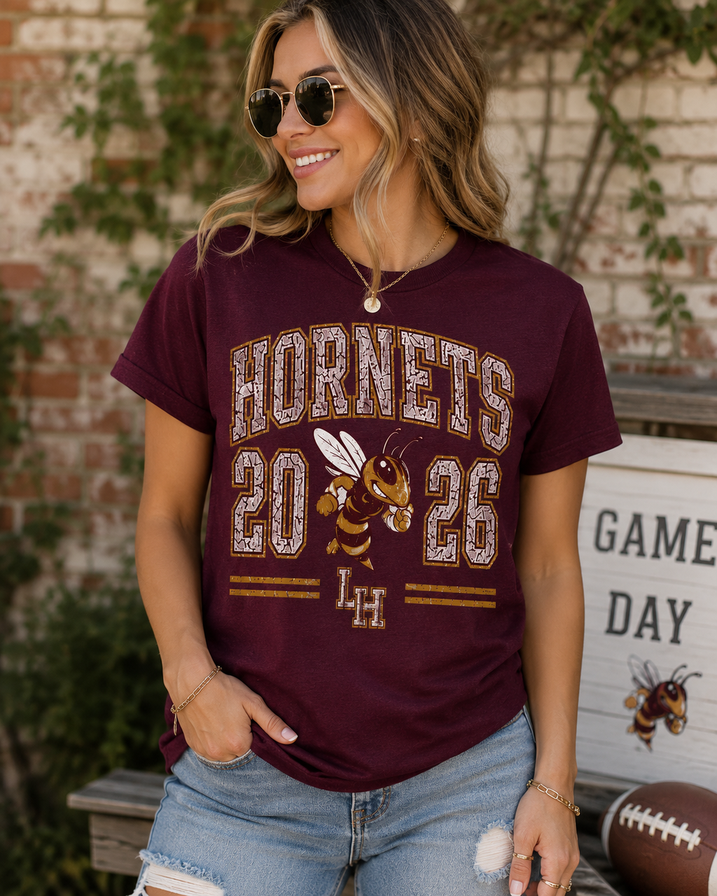 Hornets 2026 Distressed Tee