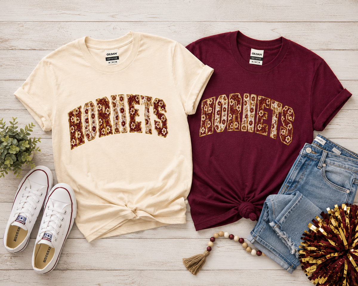 Floral Hornets Tee