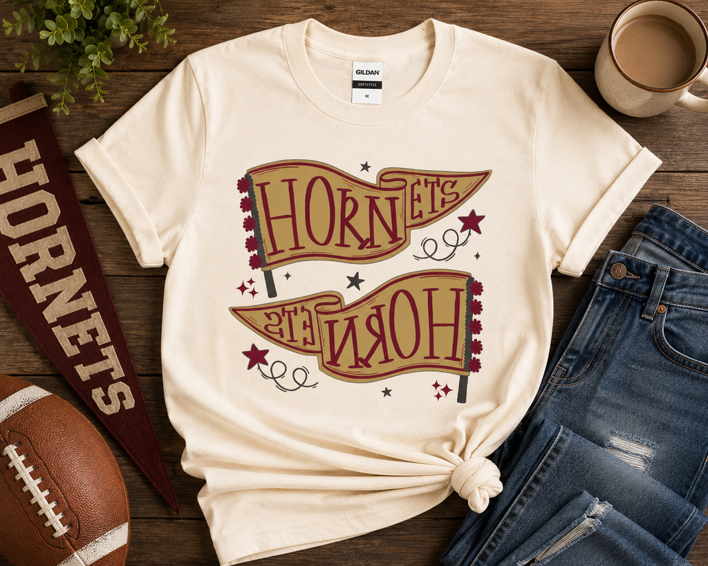 Vintage Hornets Pennant Tee
