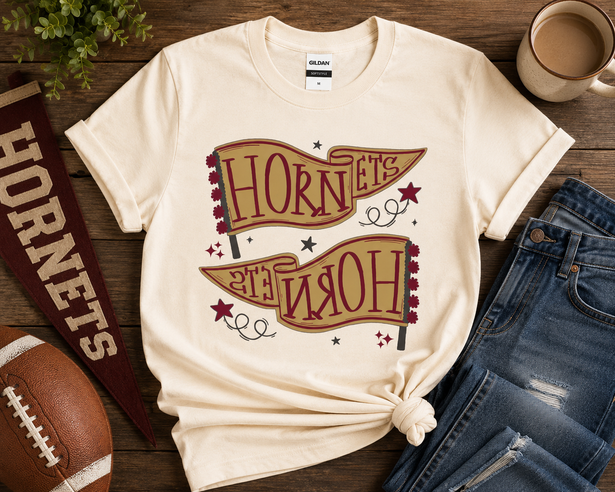 Vintage Hornets Pennant Tee