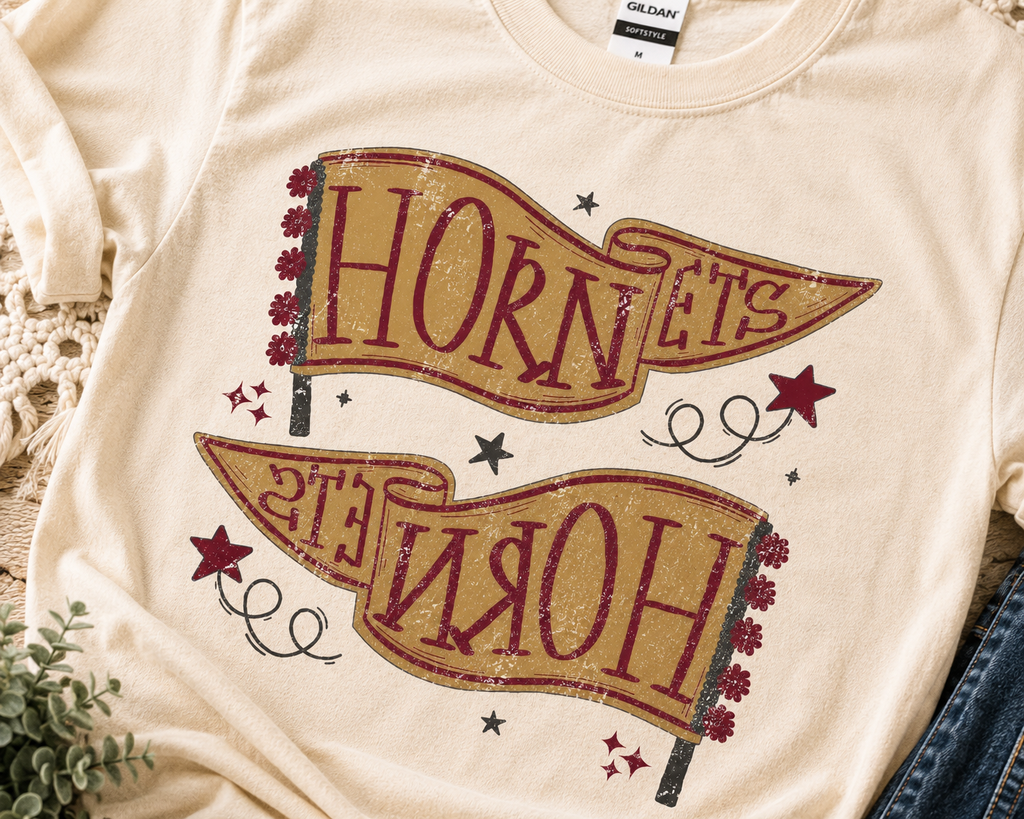 Vintage Hornets Pennant Tee